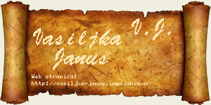 Vasiljka Janus vizit kartica